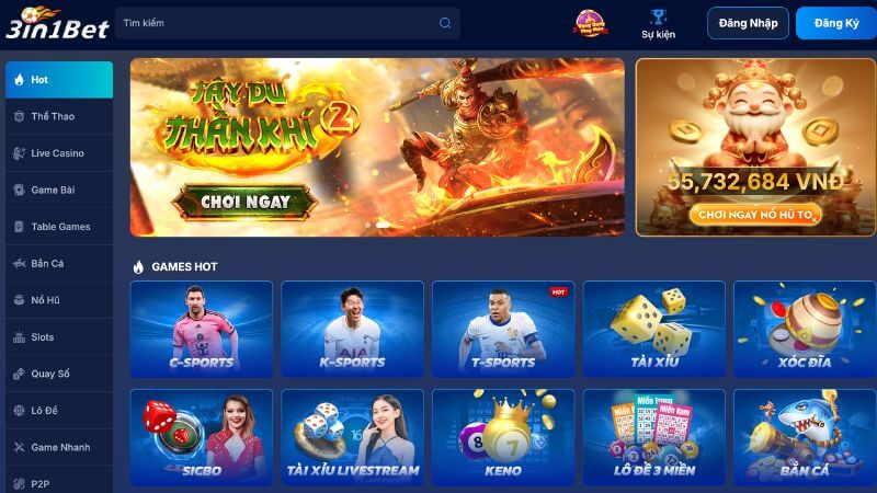 Giới Thiệu Nhà Cái 3in1bet